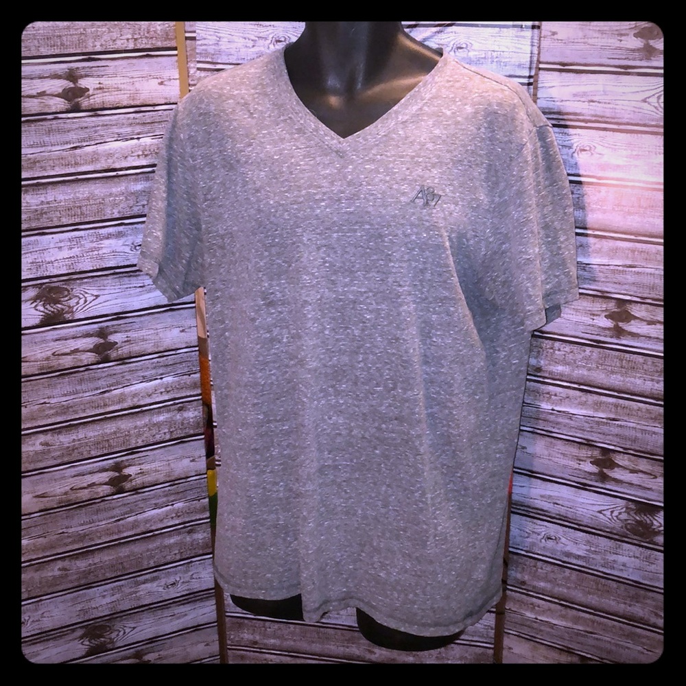 AEROPOSTALE L MARL GRAY SHORT SLEEVE